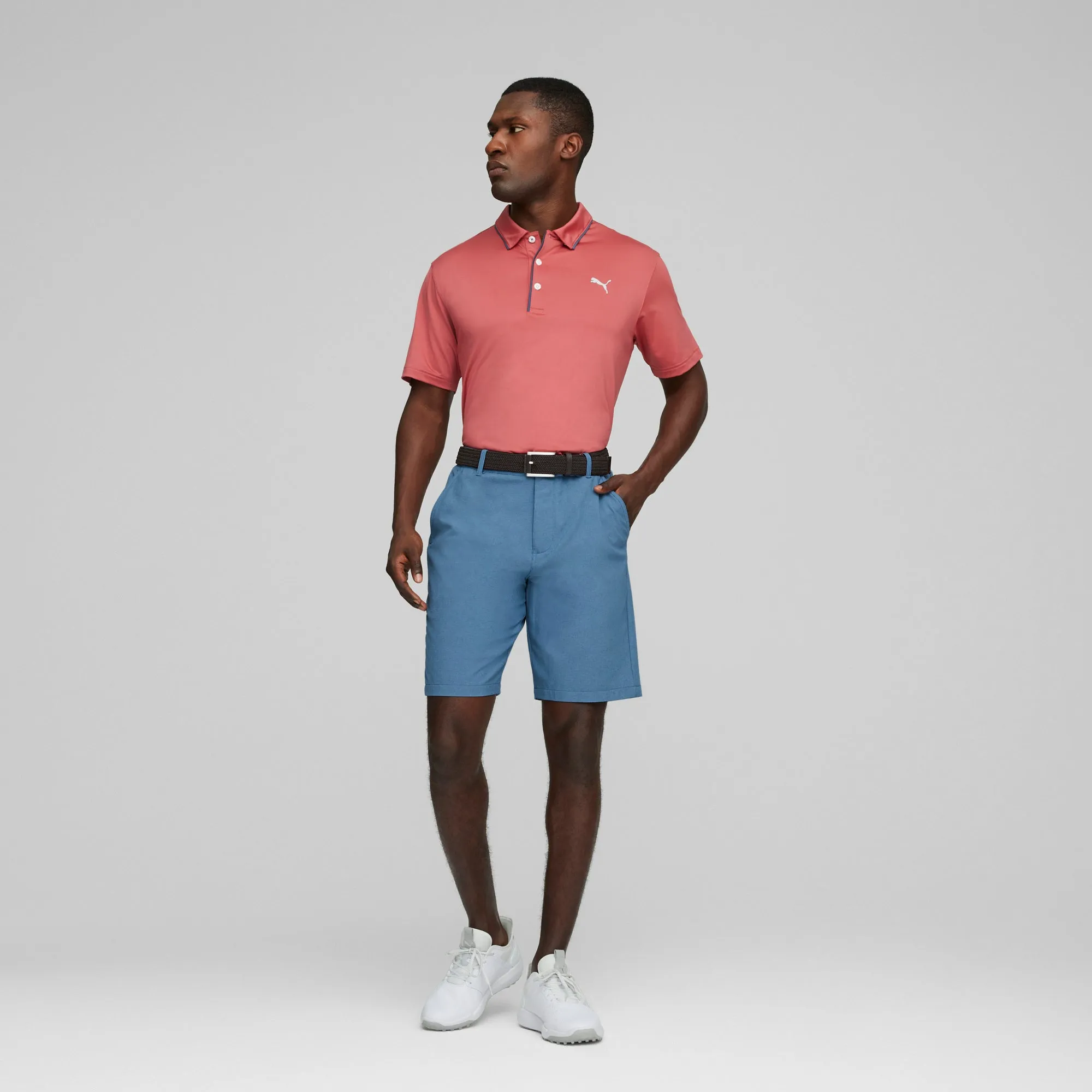 101 North 9" Golf Shorts | Lake Blue Heather