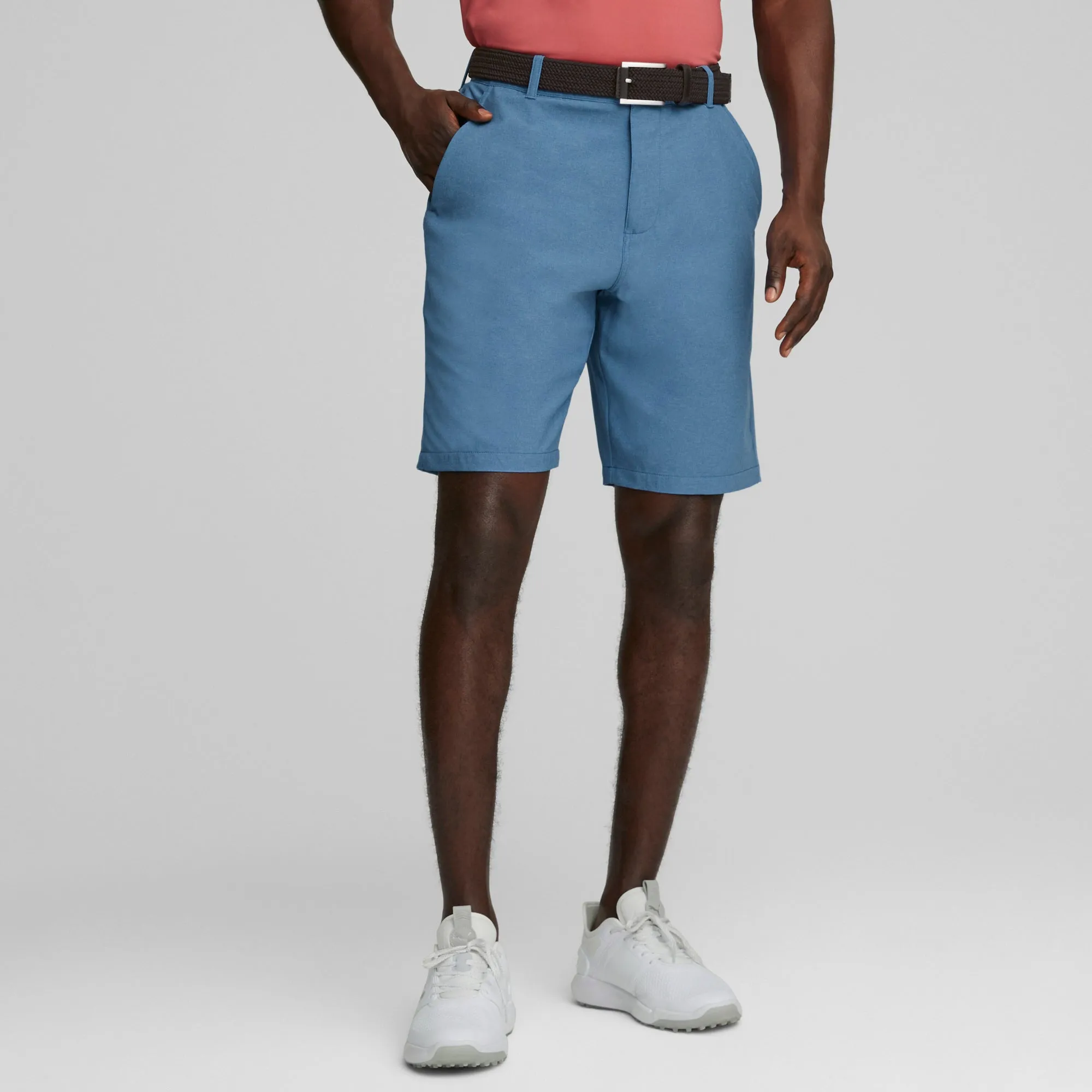 101 North 9" Golf Shorts | Lake Blue Heather