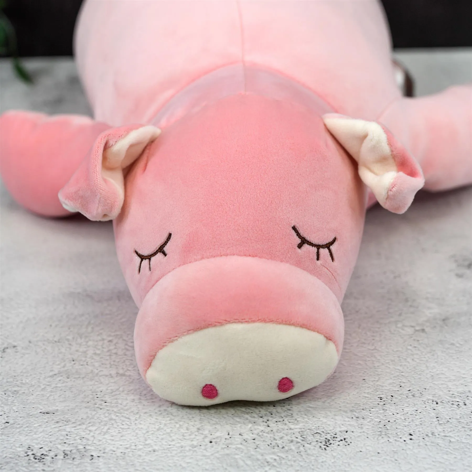 20” Super-Soft Pig Plush Pillow Toy