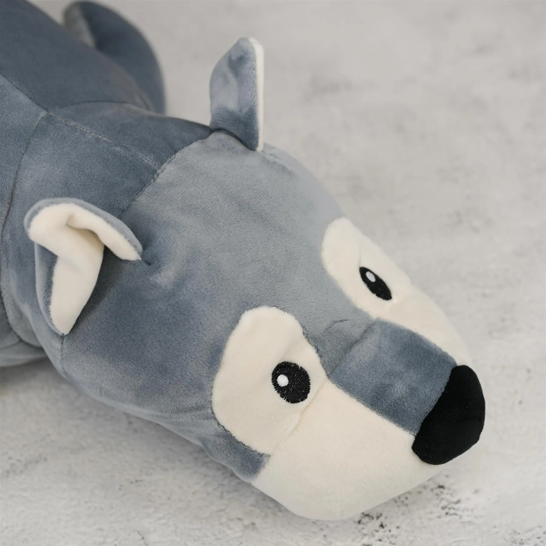 20” Super-Soft Wolf Plush Pillow Toy