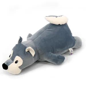 20” Super-Soft Wolf Plush Pillow Toy