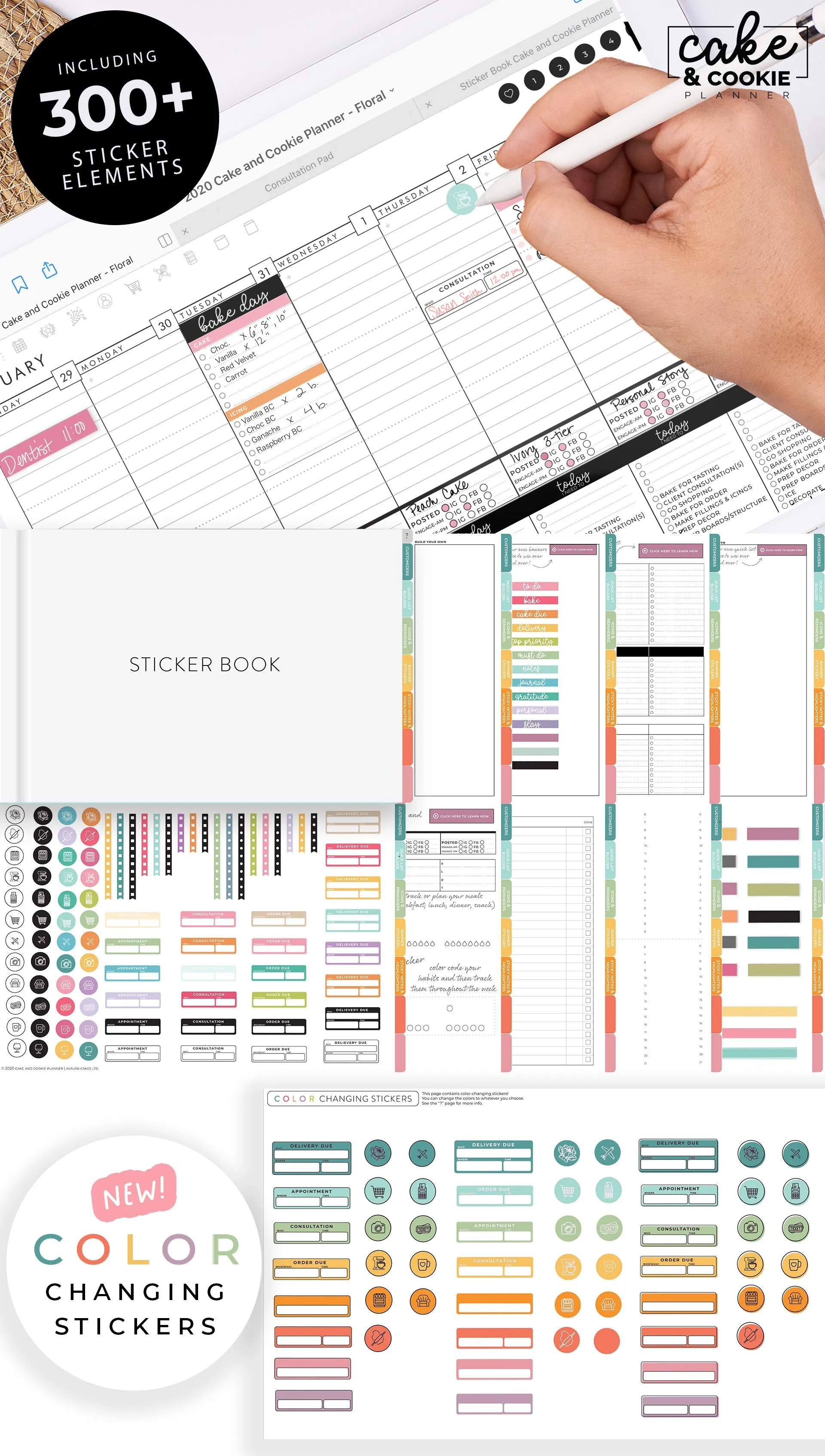 2025 Digital Planner for iPad and Tablets - Modern Minimalist