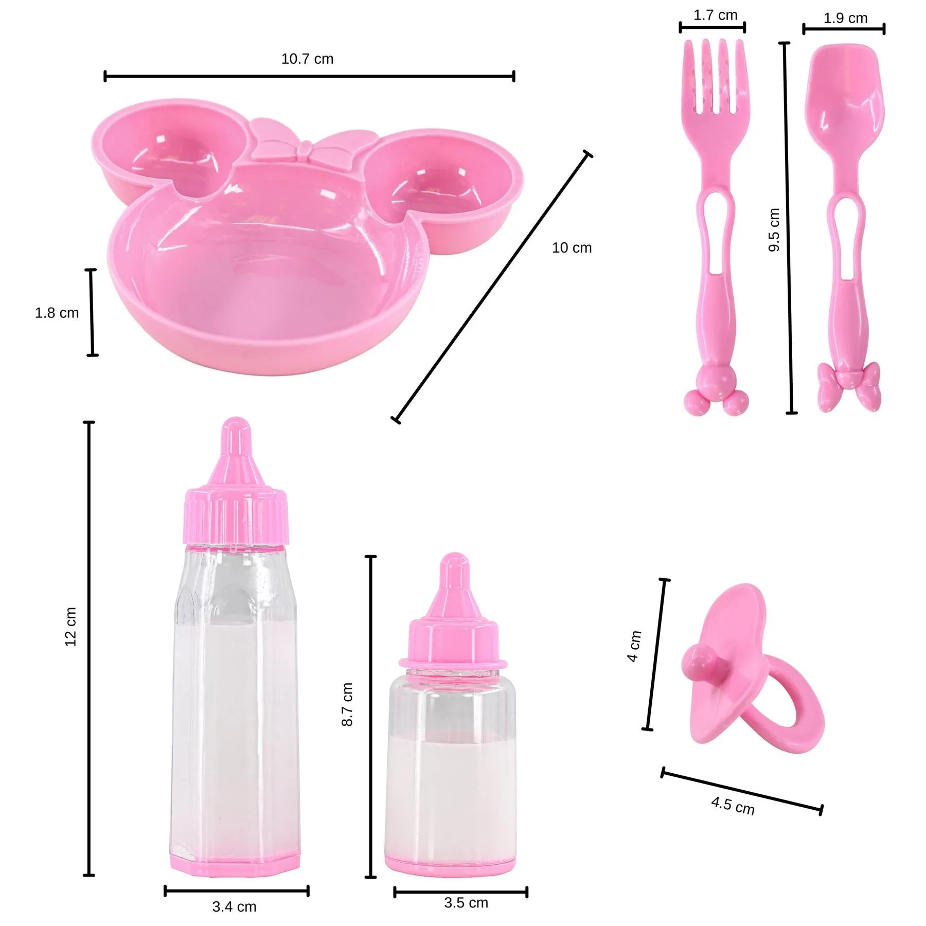 6 Piece Baby Doll Feeding Set