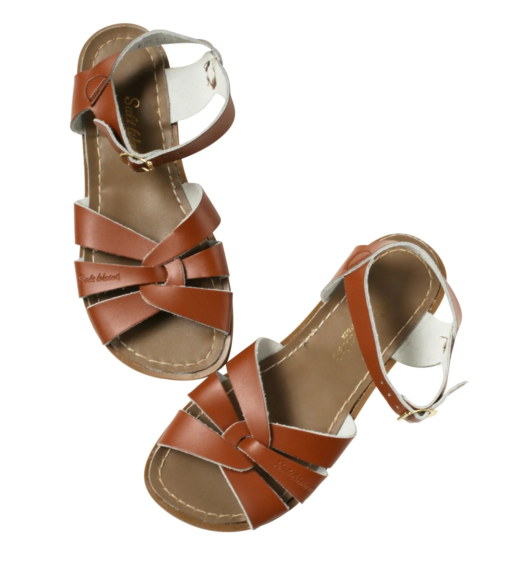 (885)Salt-Water Sandal Original - TAN (Kids & adult)