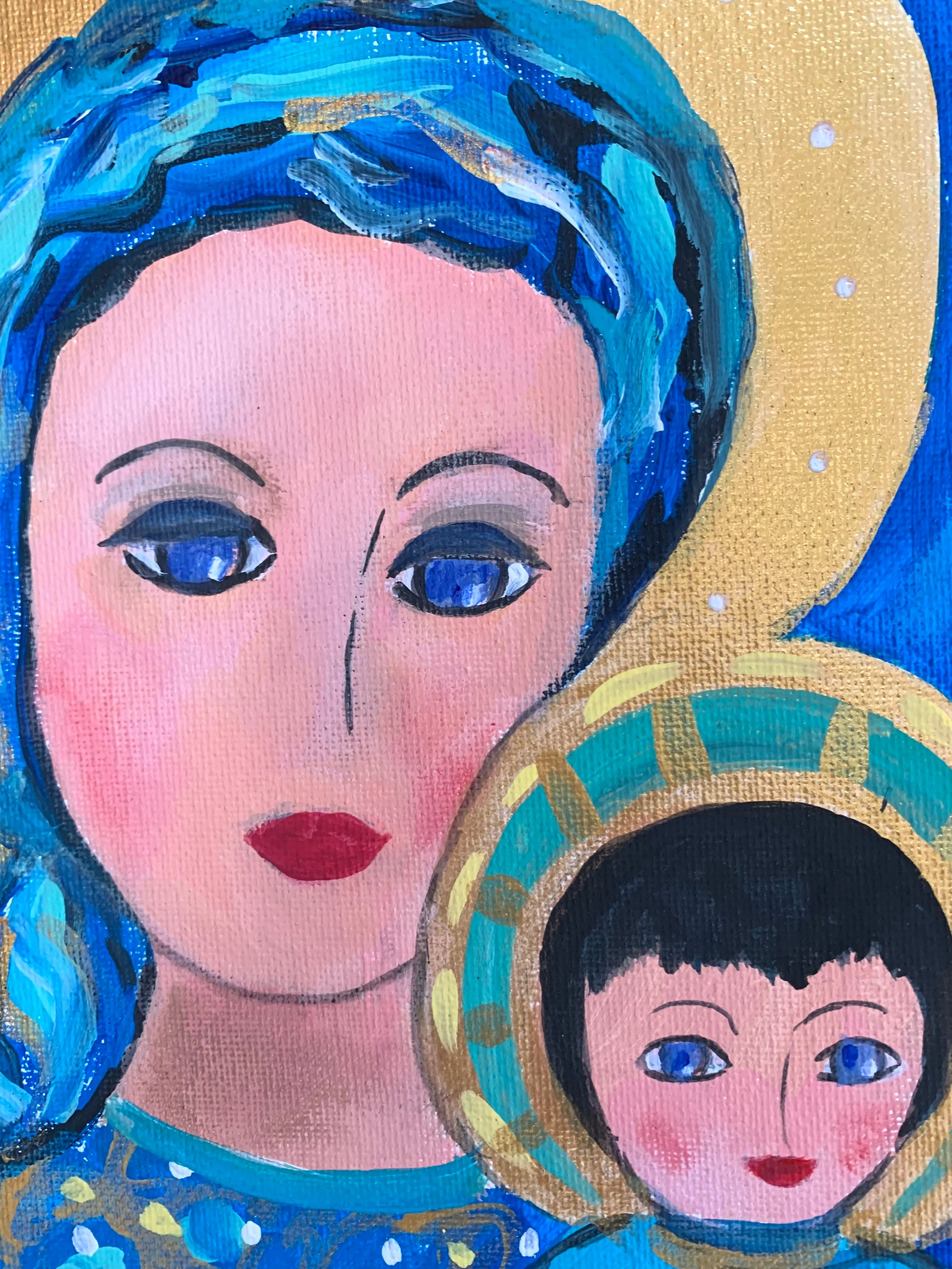 8x10 Regal Madonna and Child