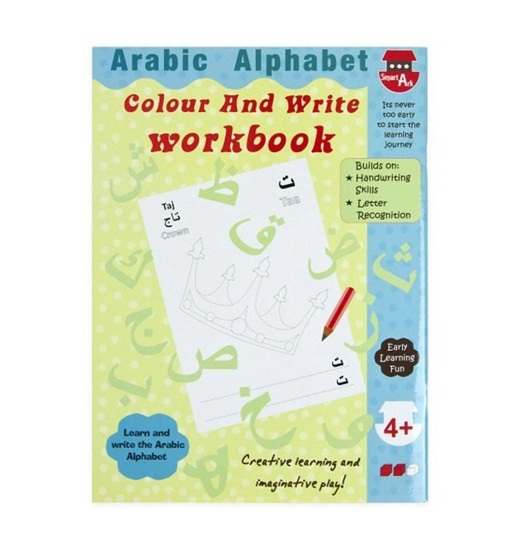 Arabic Alphabet Colour and Write Workbook