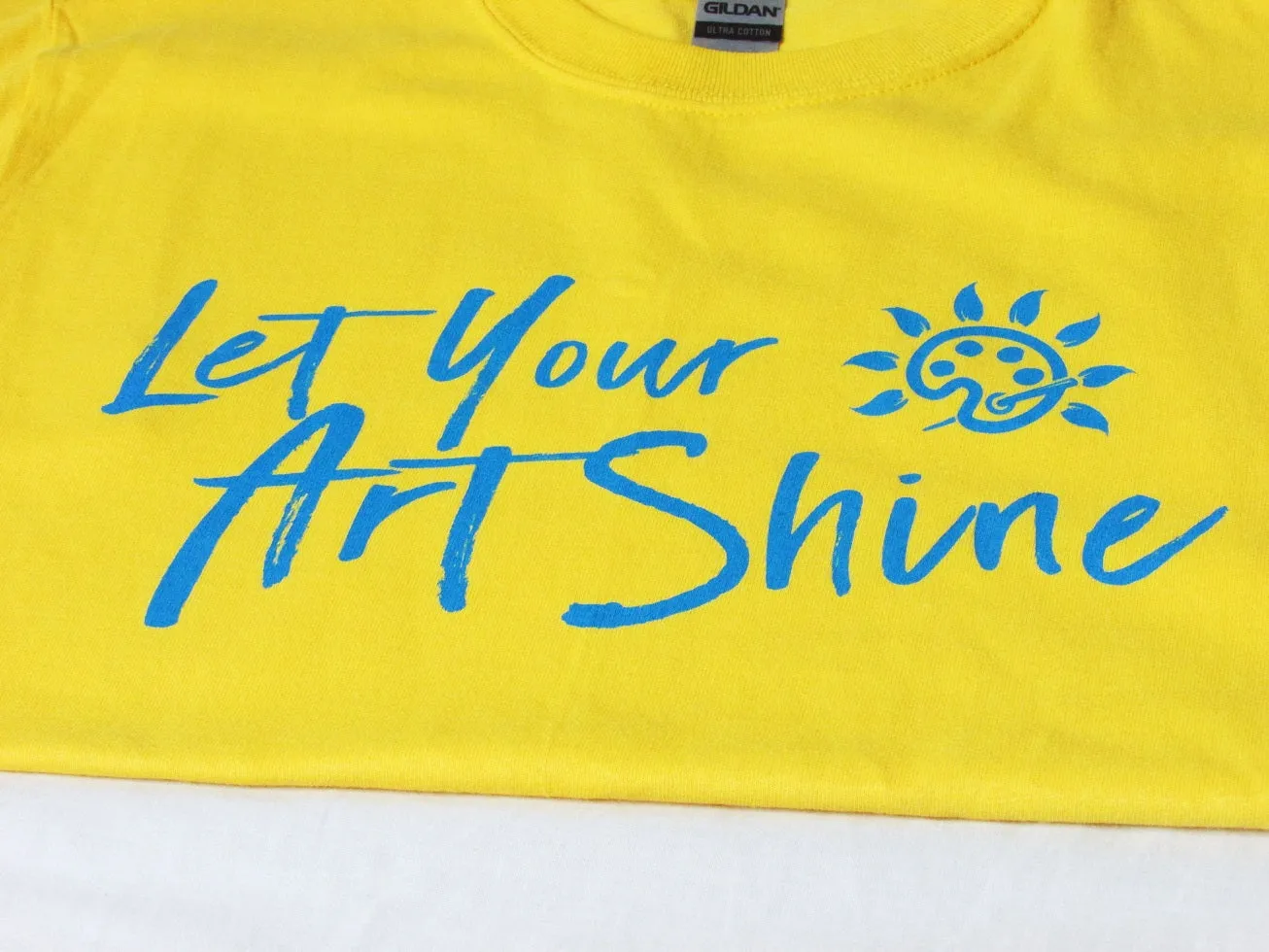 Artshine "Let Your Artshine" YOUTH T-Shirt - Bright Yellow