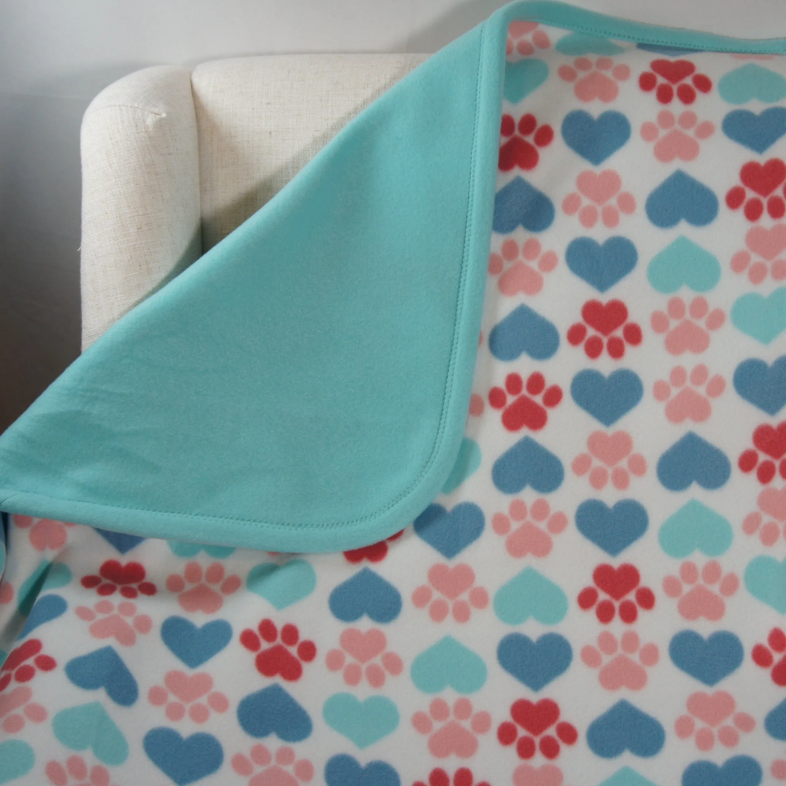 Baby - Blanket - Hearts and Paws