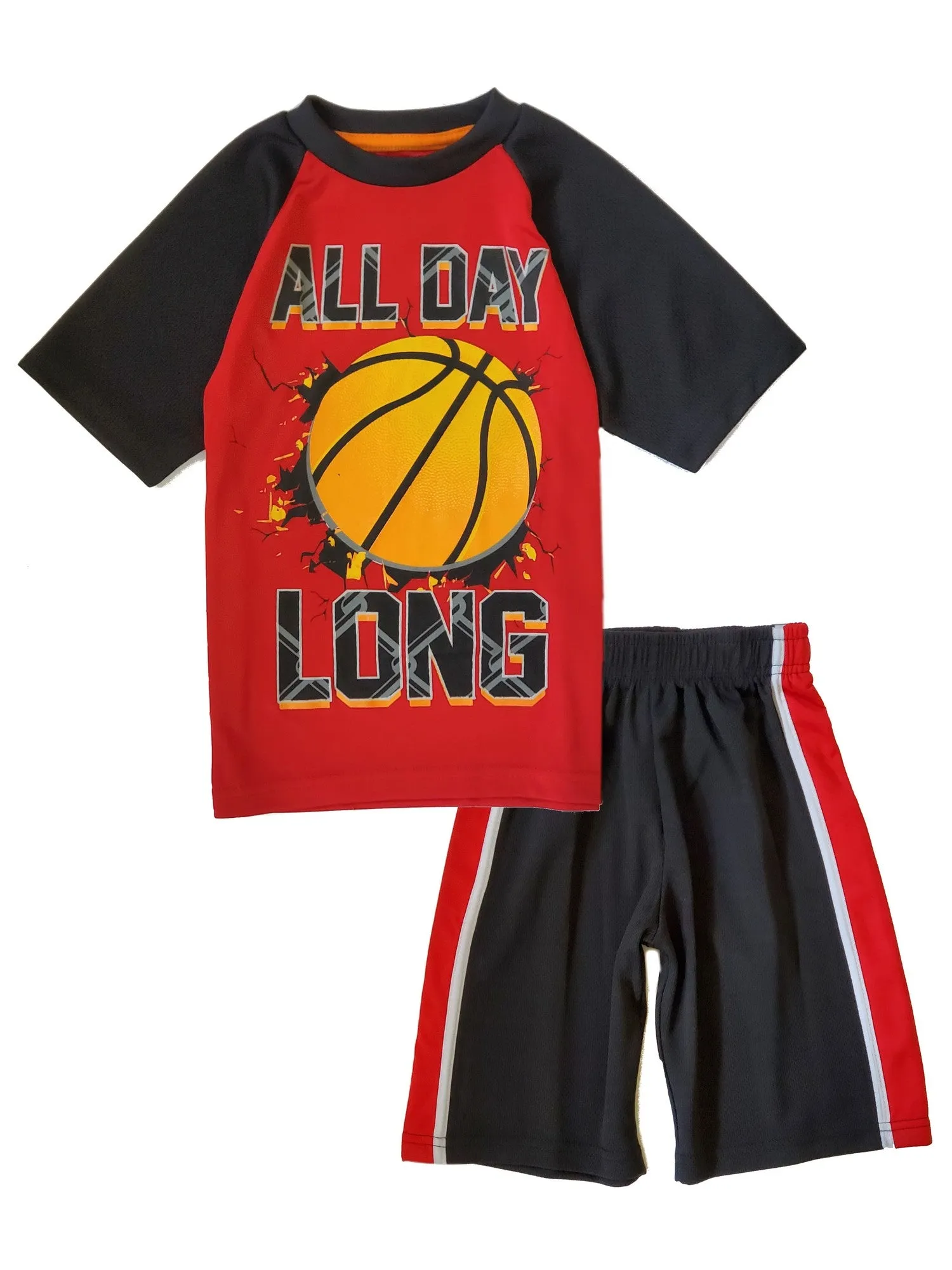 Baby Boys Red 2 Piece Jersey Short Set 12-24M