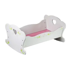 Baby Dolls Wooden Cradle