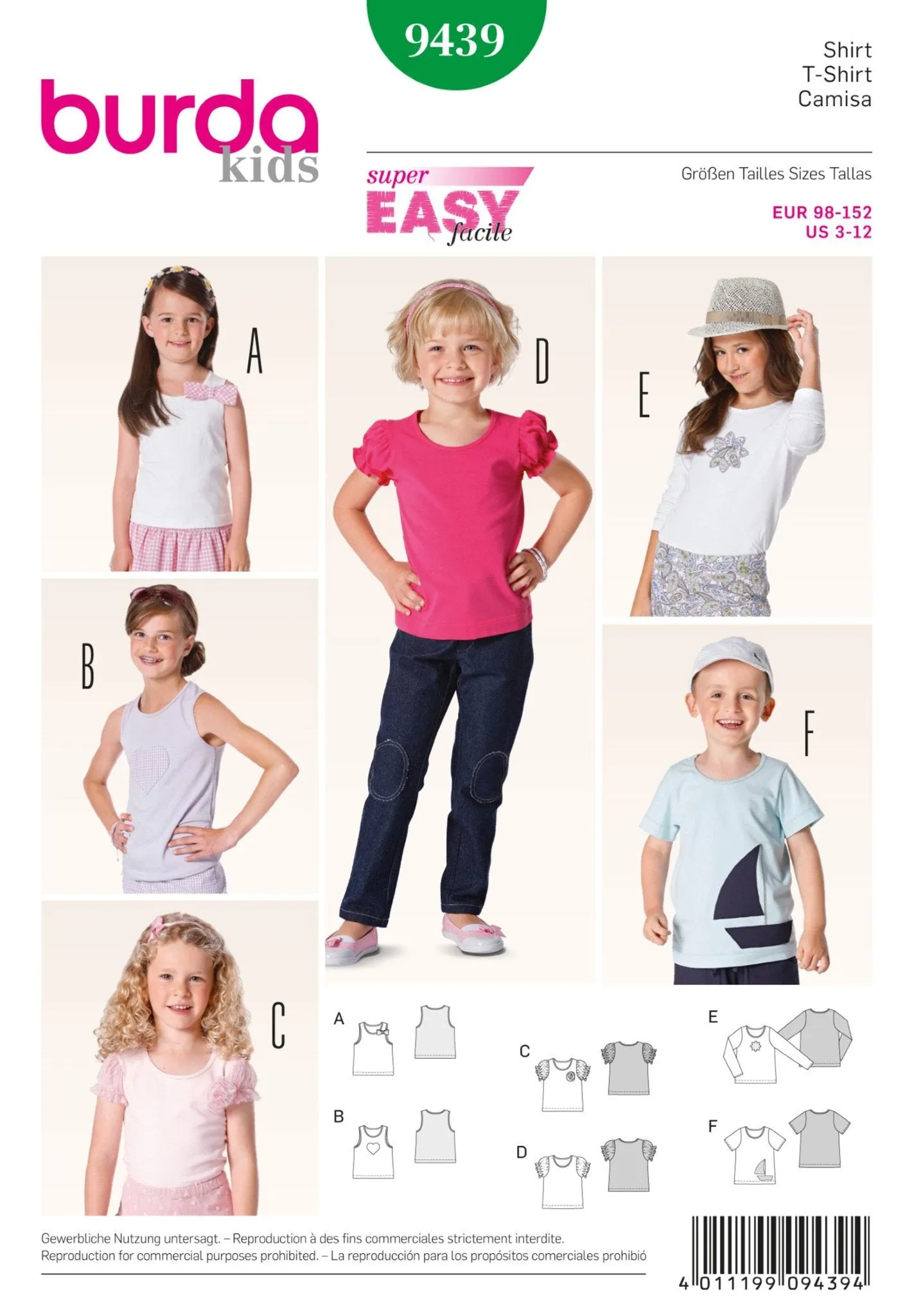 BD9439 Child T-Shirt | Easy