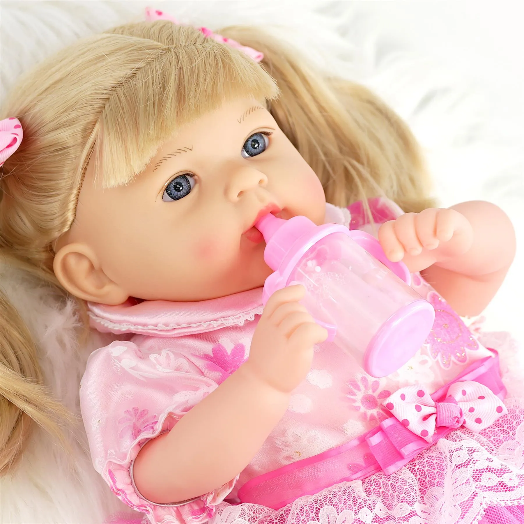 BiBi Doll Milk Bottle Set for Baby Dolls