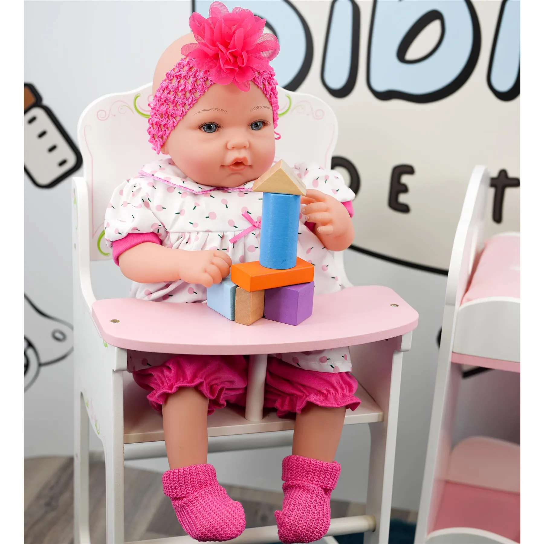 BiBi Outfits - Reborn Doll Clothes (Hot Pink) (50 cm / 20")