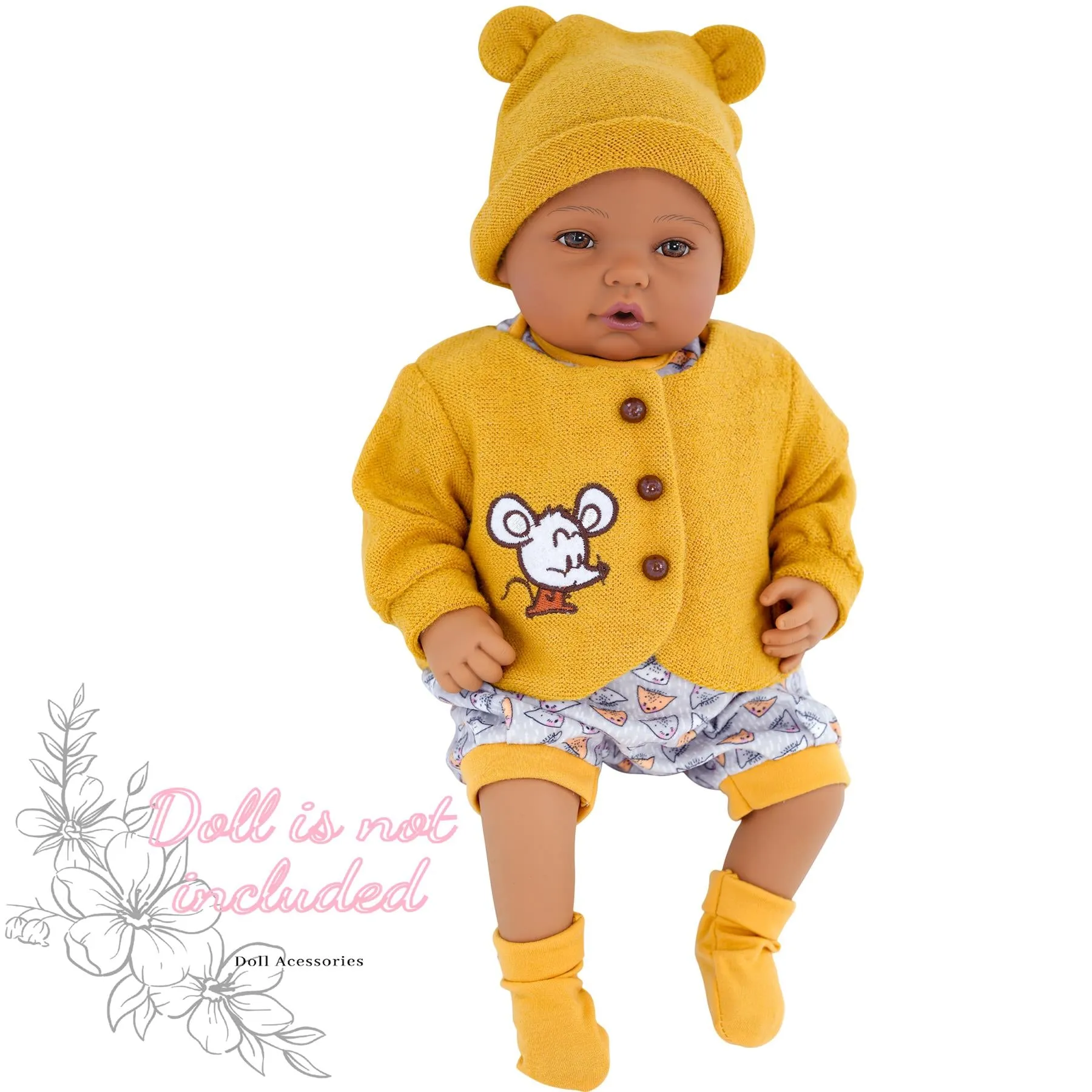 BiBi Outfits - Reborn Doll Clothes (Mouse) (50 cm / 20")