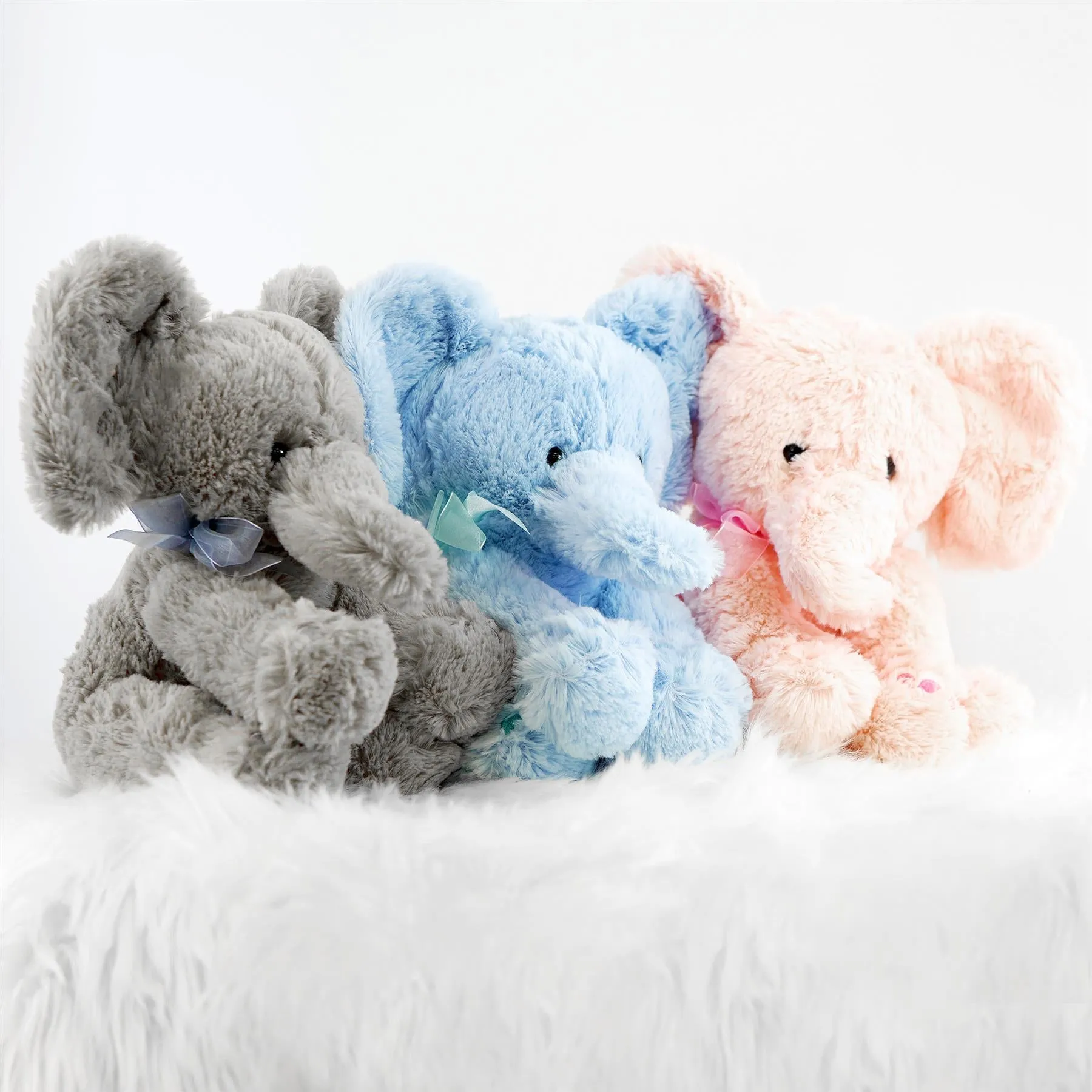 Blue Plush Elephant Soft Toys