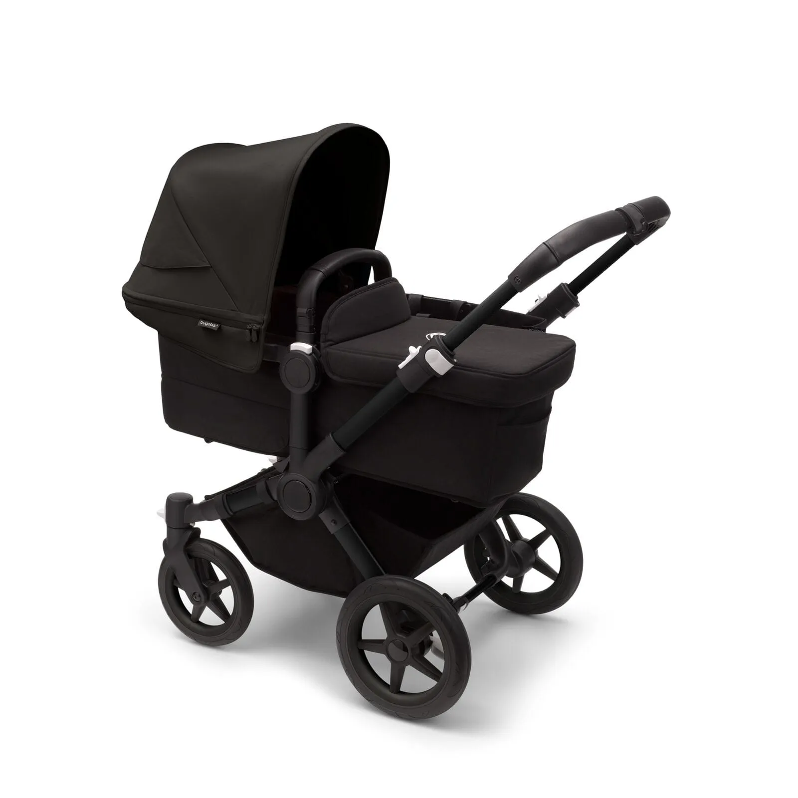 Bugaboo Donkey 5 Duo with Cloud T and Base T - Black/Midnight Black