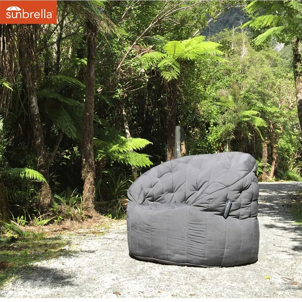 Butterfly Sofa - Black Rock (Sunbrella)