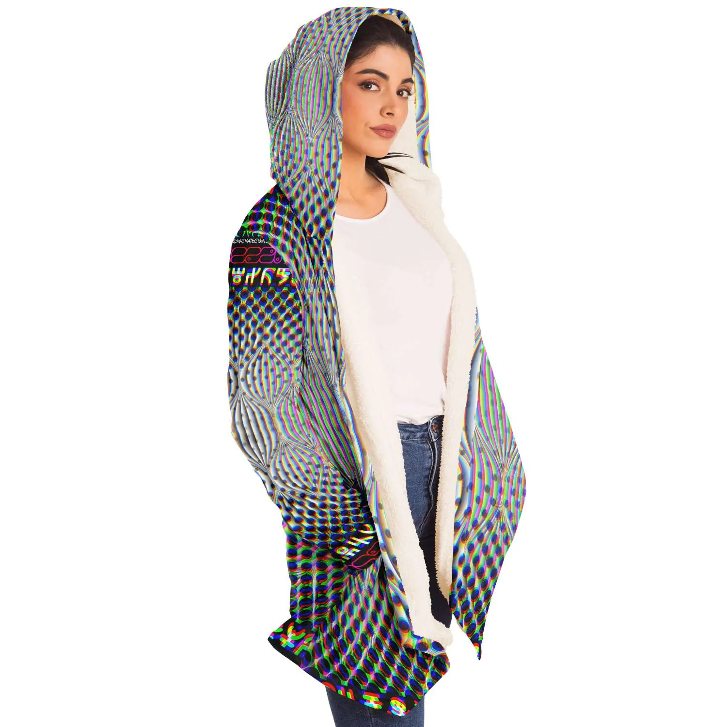 Codified Micro Fleece Cloak