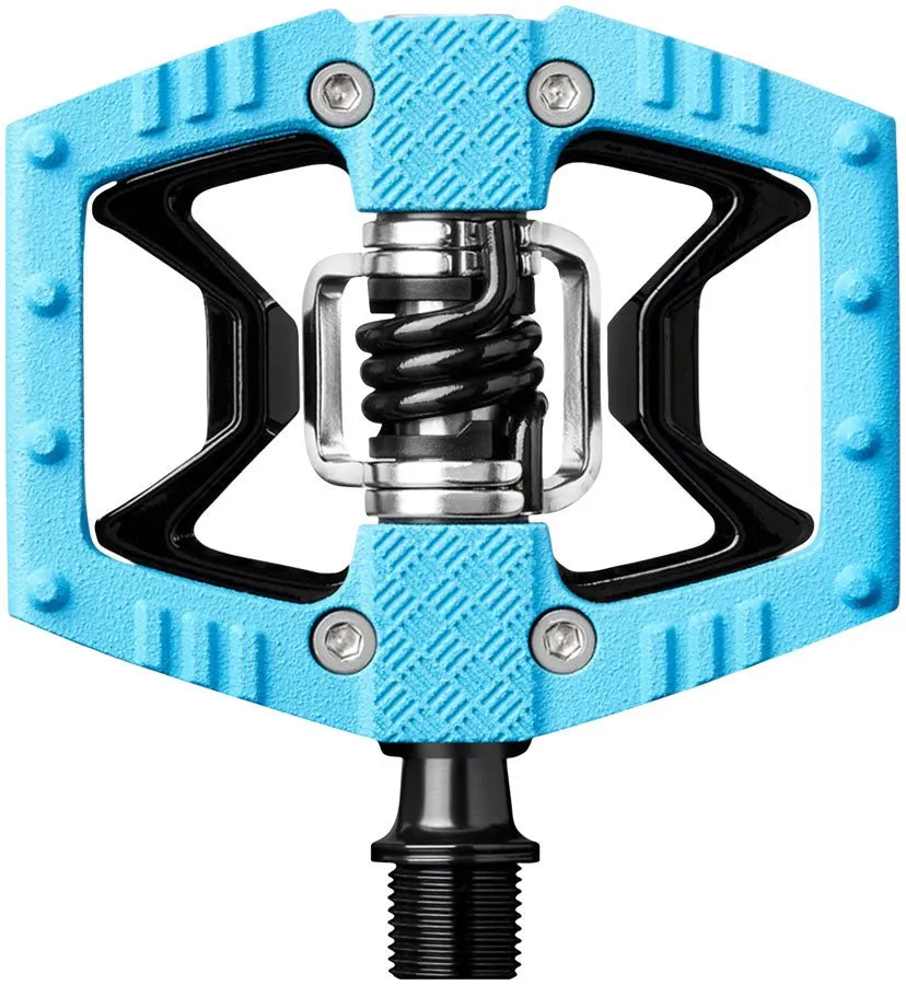 Crank Brothers Double Shot 2 Pedals - Single Side Clipless - Blue/Black