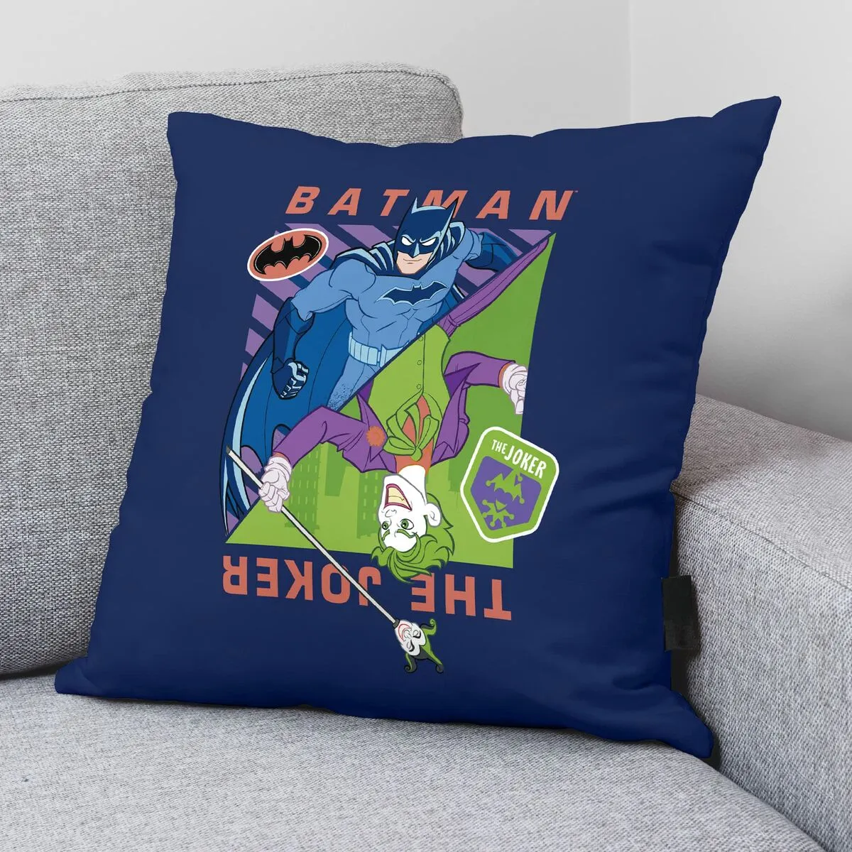 Cushion cover Batman Batman Child A Multicolour 45 x 45 cm