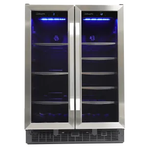 Danby Silhouette Emmental 24" French Door Wine & Beverage Fridge SBC051D1BSS