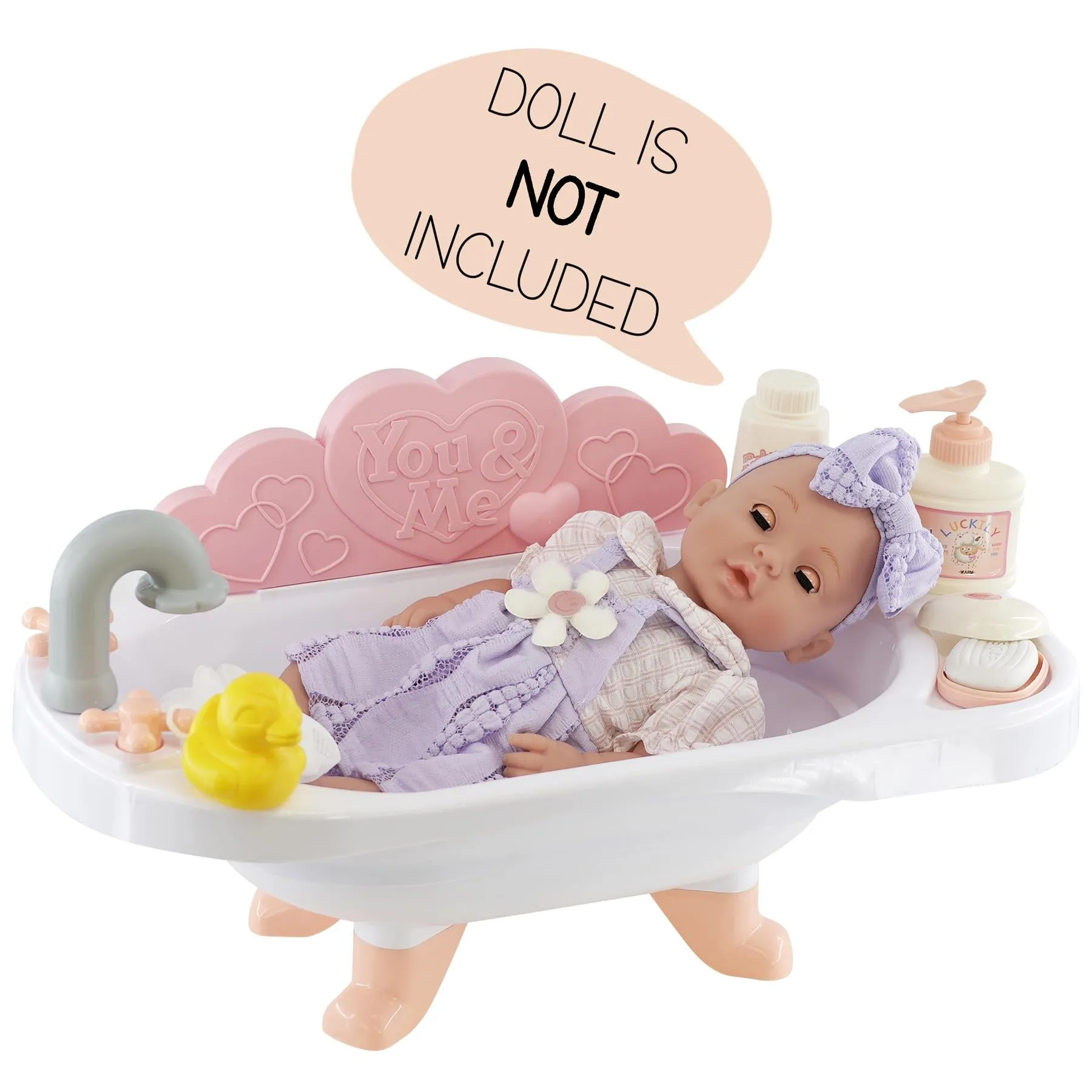 Doll Bath set with Accessories