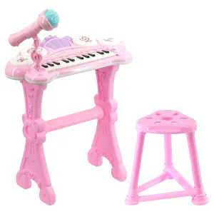 Electronic Keyboard Piano Playset with Lights