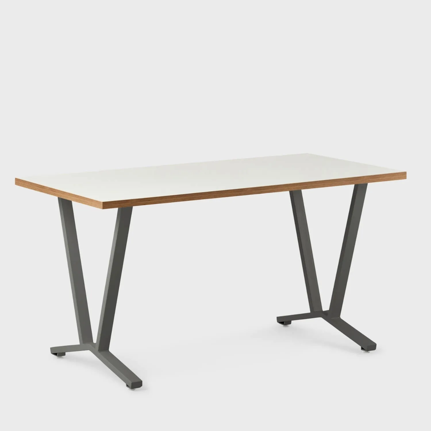 Elements Laminate Top Flare Leg Desk