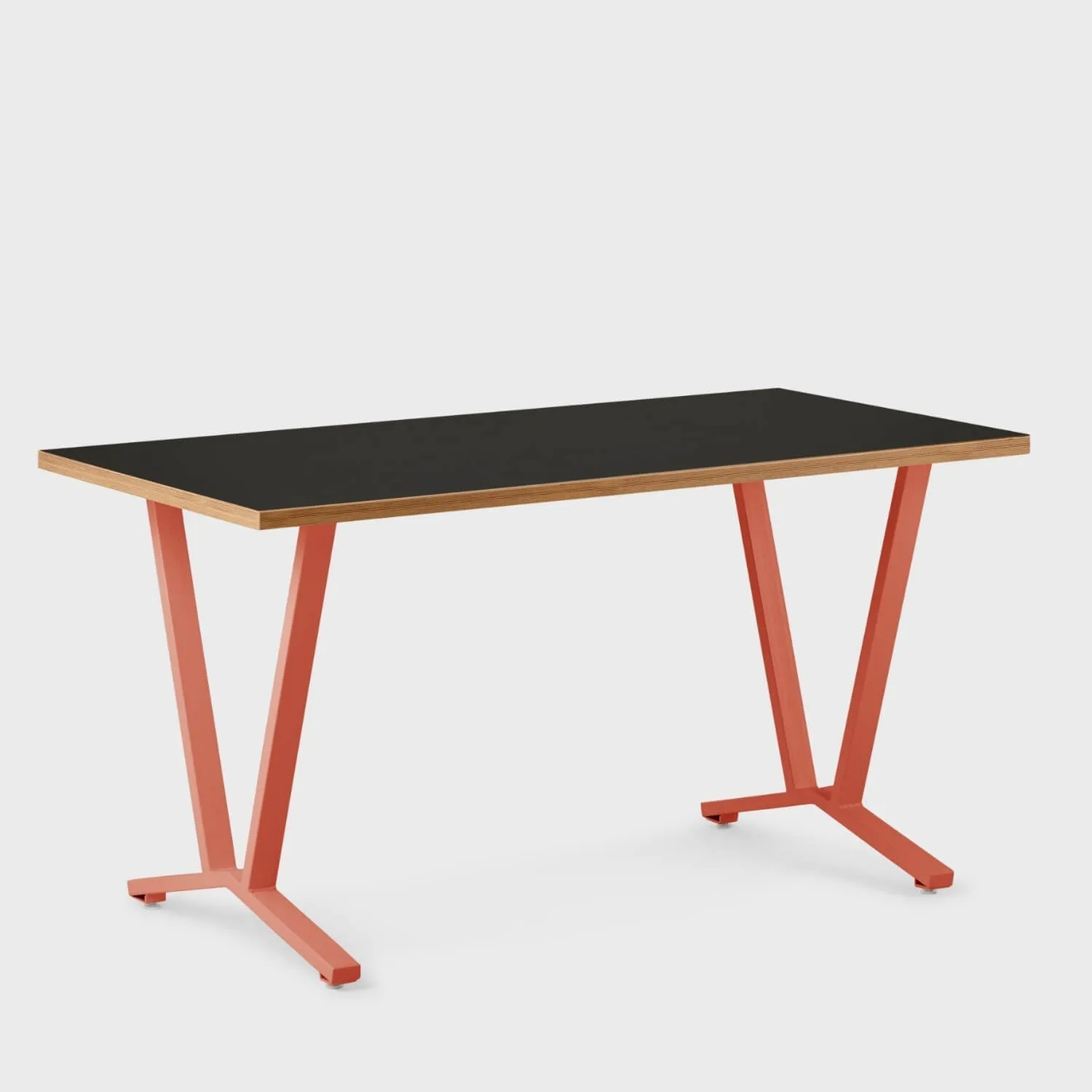 Elements Laminate Top Flare Leg Desk