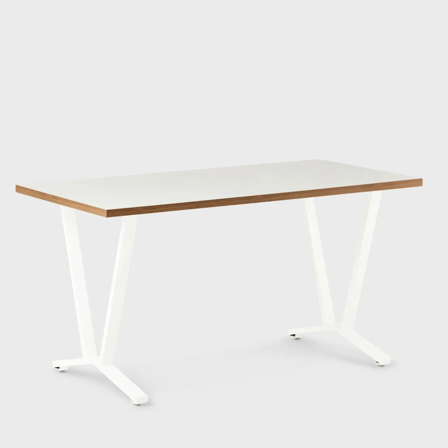 Elements Laminate Top Flare Leg Desk