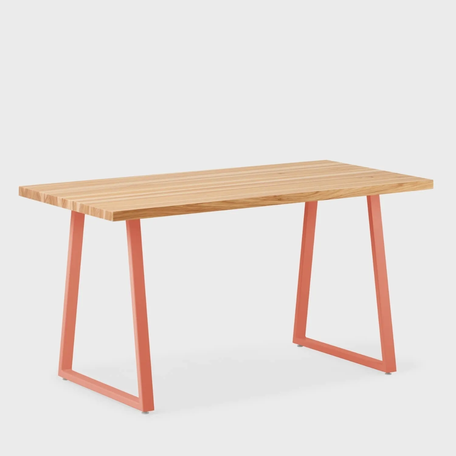 Elements Wood Top Wide Leg Desk