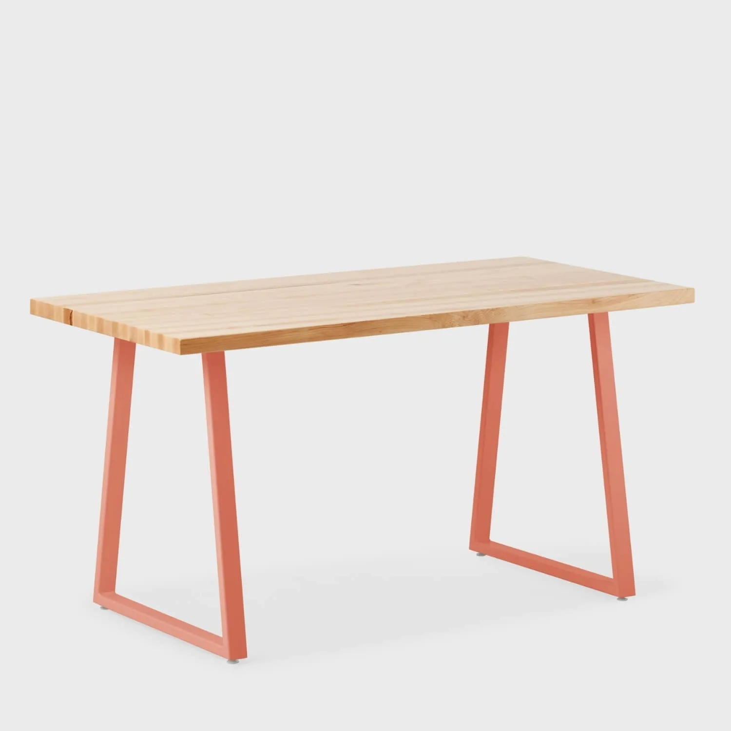 Elements Wood Top Wide Leg Desk