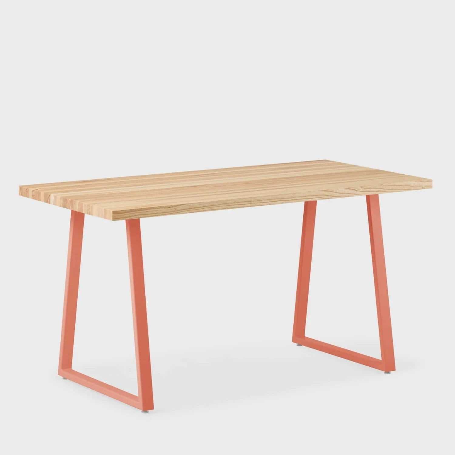 Elements Wood Top Wide Leg Desk