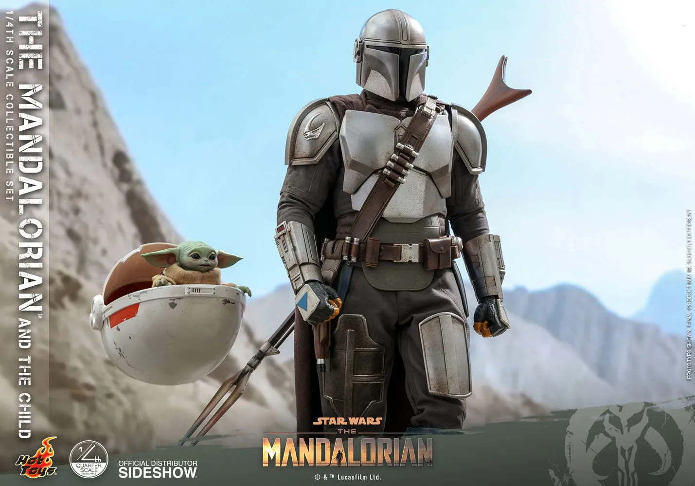 Hot Toys The Mandalorian and The Child Quarter Scale Collectible Set