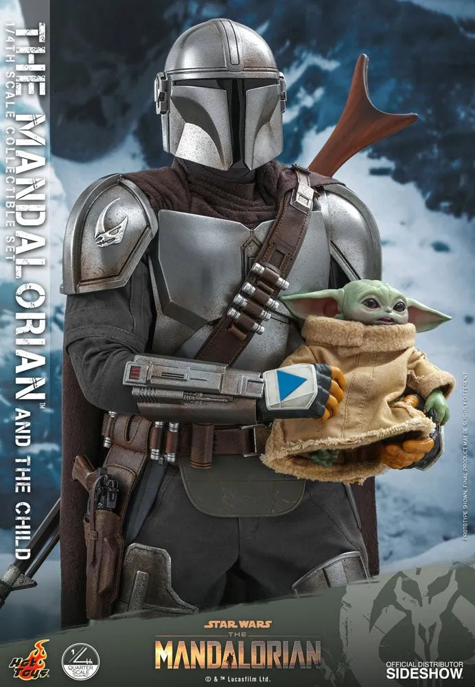 Hot Toys The Mandalorian and The Child Quarter Scale Collectible Set