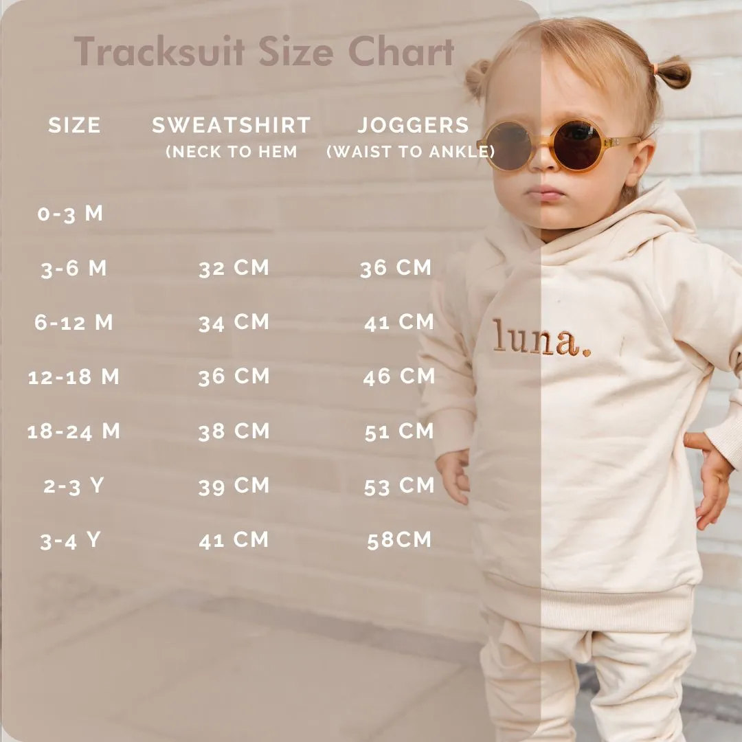 JBØRN Organic Cotton Baby Teddy Ears Hoodie & Joggers Set | Personalisable