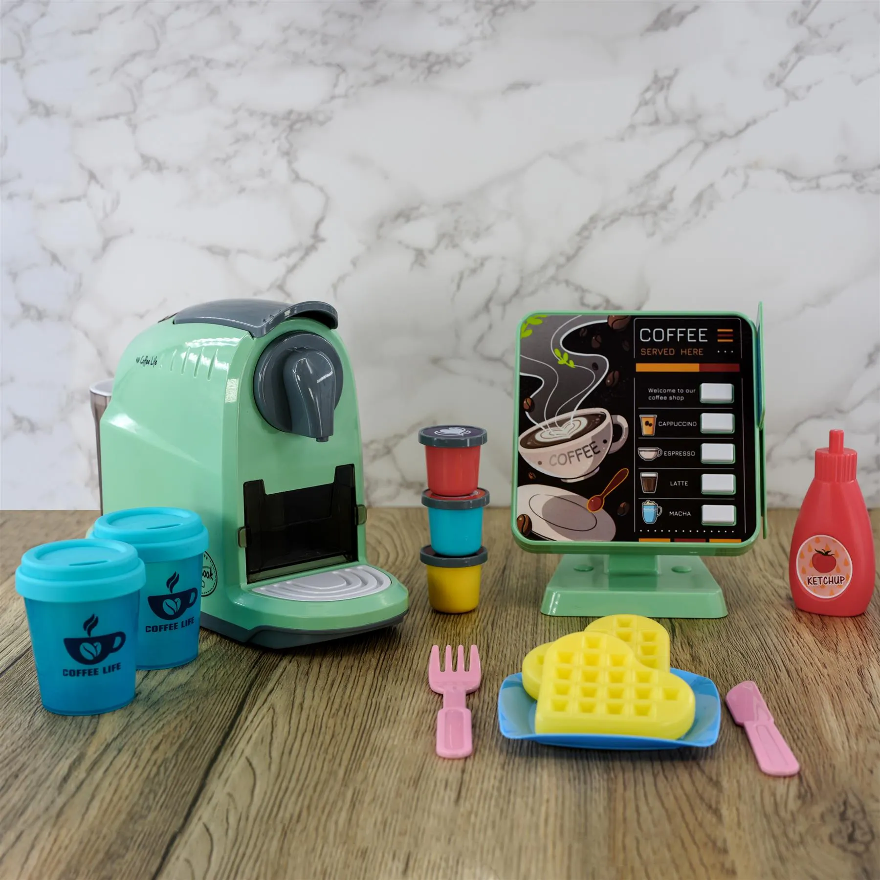 Kids coffee Maker Role Play Set