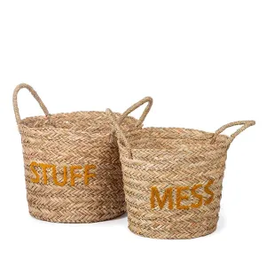 Kids Depot Messy Stuff Basket Ochre