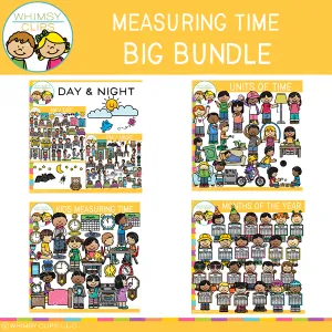 Measuring Time Clip Art Bundle