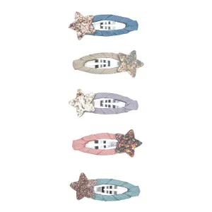 Mini Hair Clips - Stars