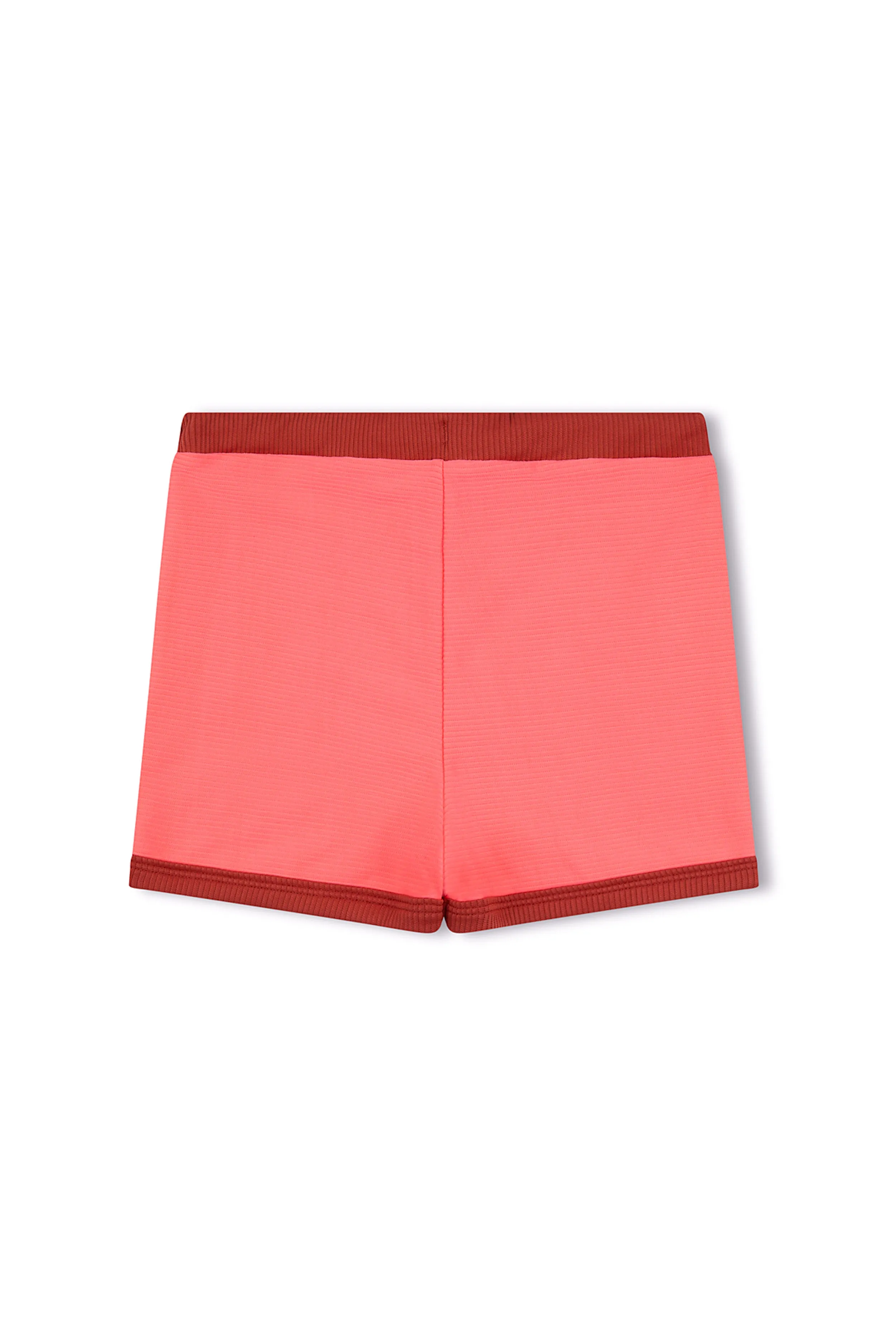 Mini Rib Logo Surf Short - Coral