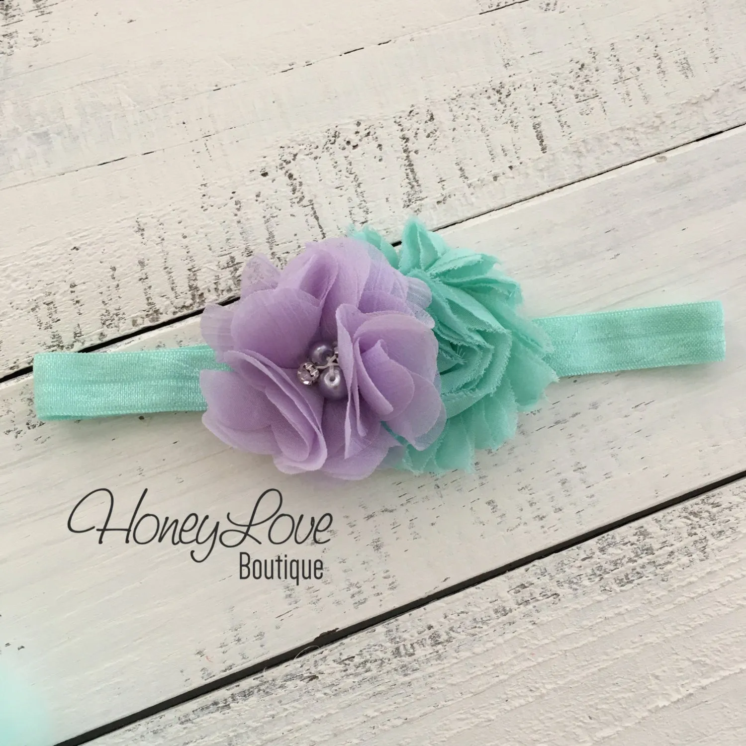 Mint/Aqua and Lavender Purple Embellished tutu skirt bloomers and headband