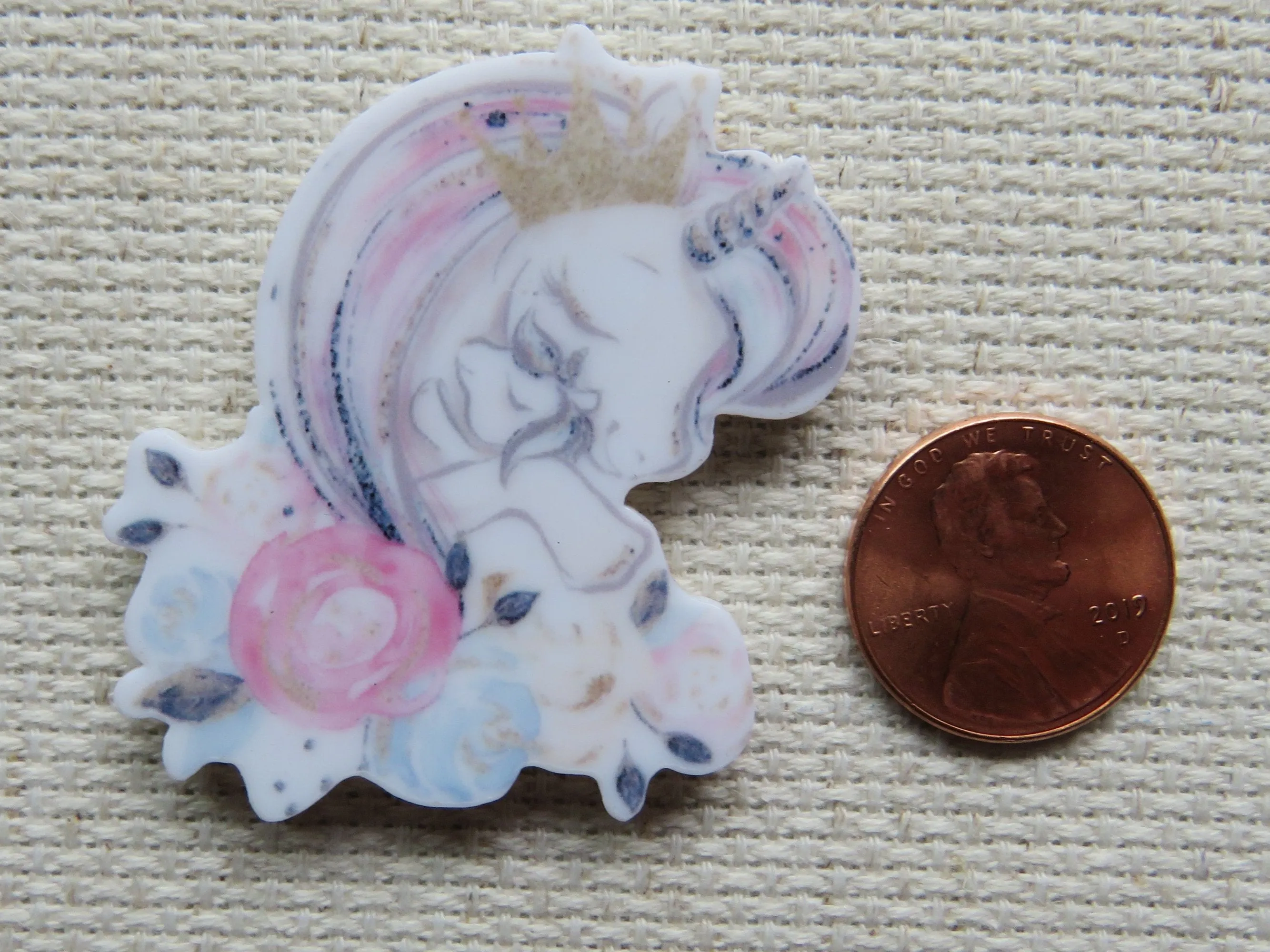 Mother and Child Unicorn Needle Minder, Cover Minder, Magnet