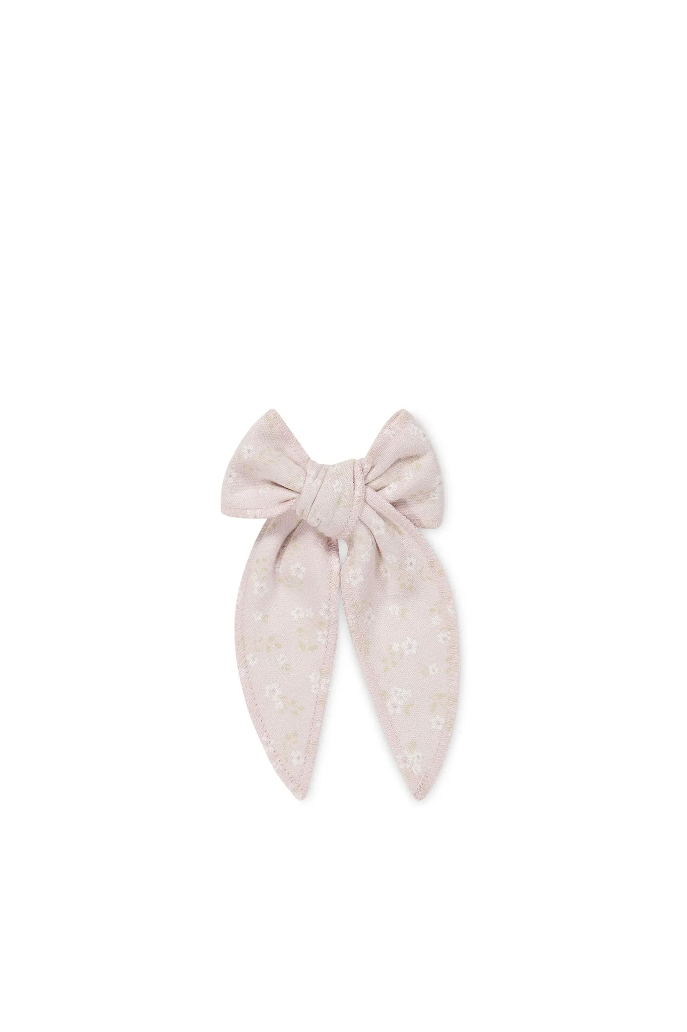 Organic Cotton Bow - Addie Lilac