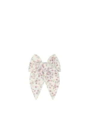 Organic Cotton Bow - Posy Floral