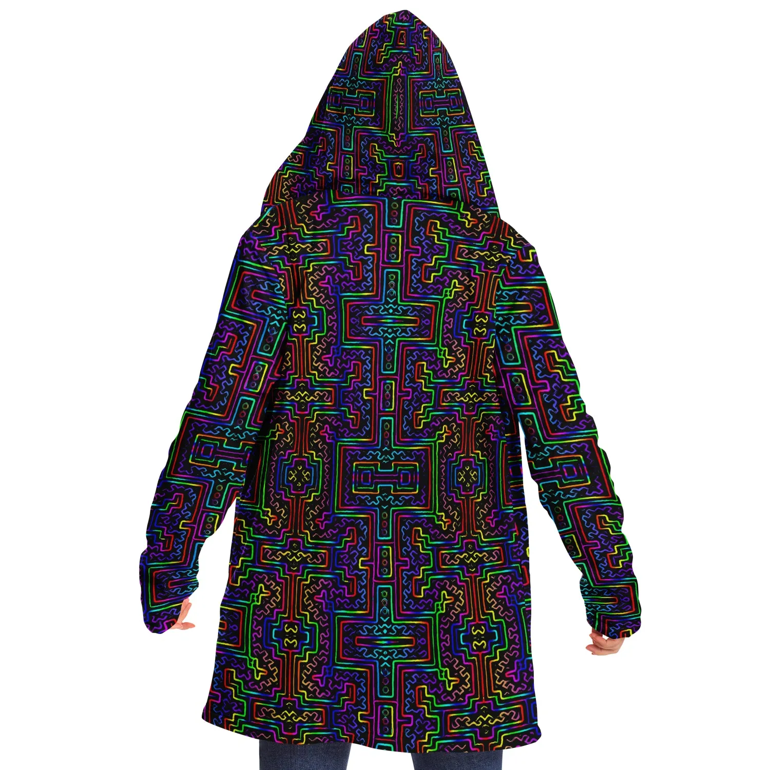 Prismatic Overlay Micro Fleece Cloak