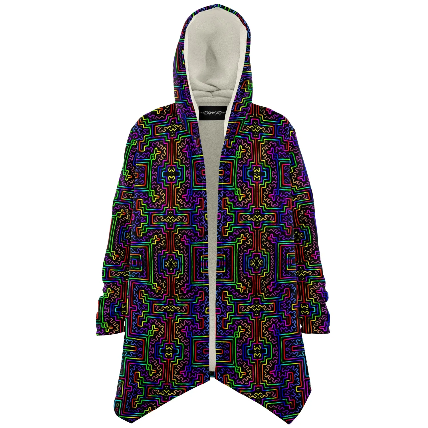 Prismatic Overlay Micro Fleece Cloak