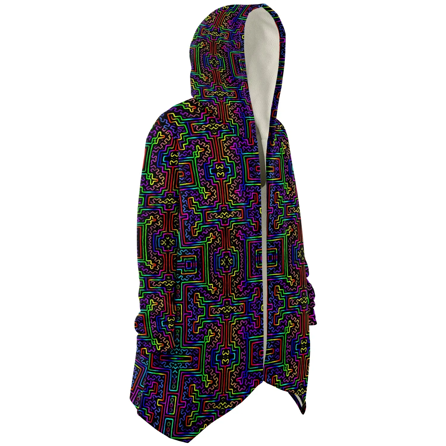 Prismatic Overlay Micro Fleece Cloak