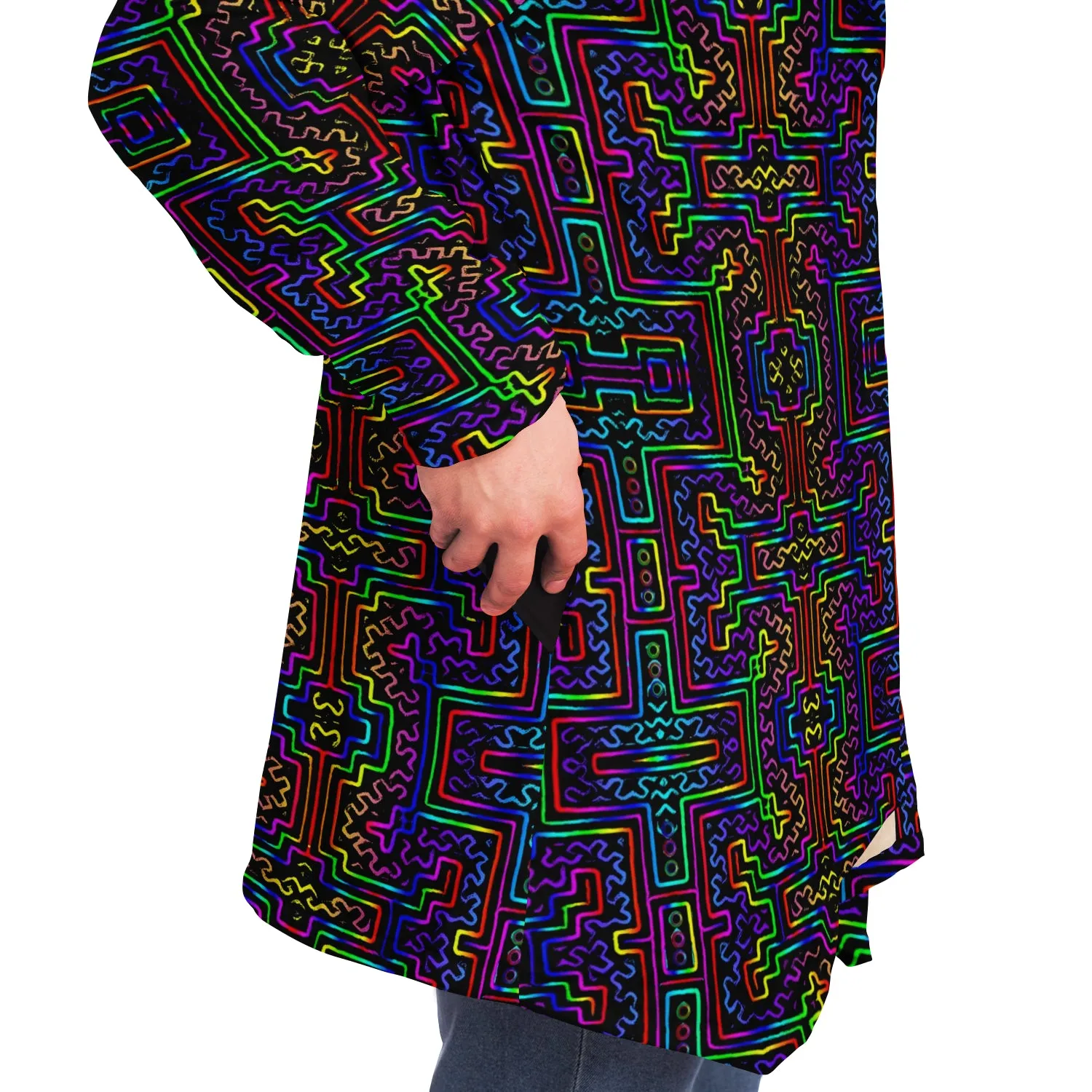 Prismatic Overlay Micro Fleece Cloak