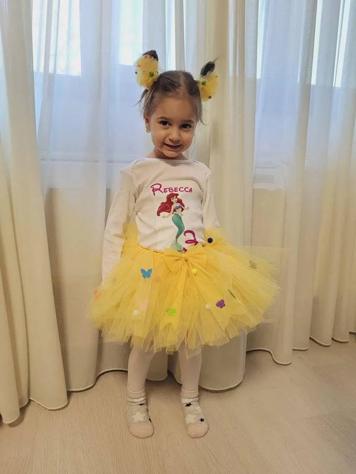 Sunny Day Butterfly Tutu: Golden Rays and Fluttering Wings